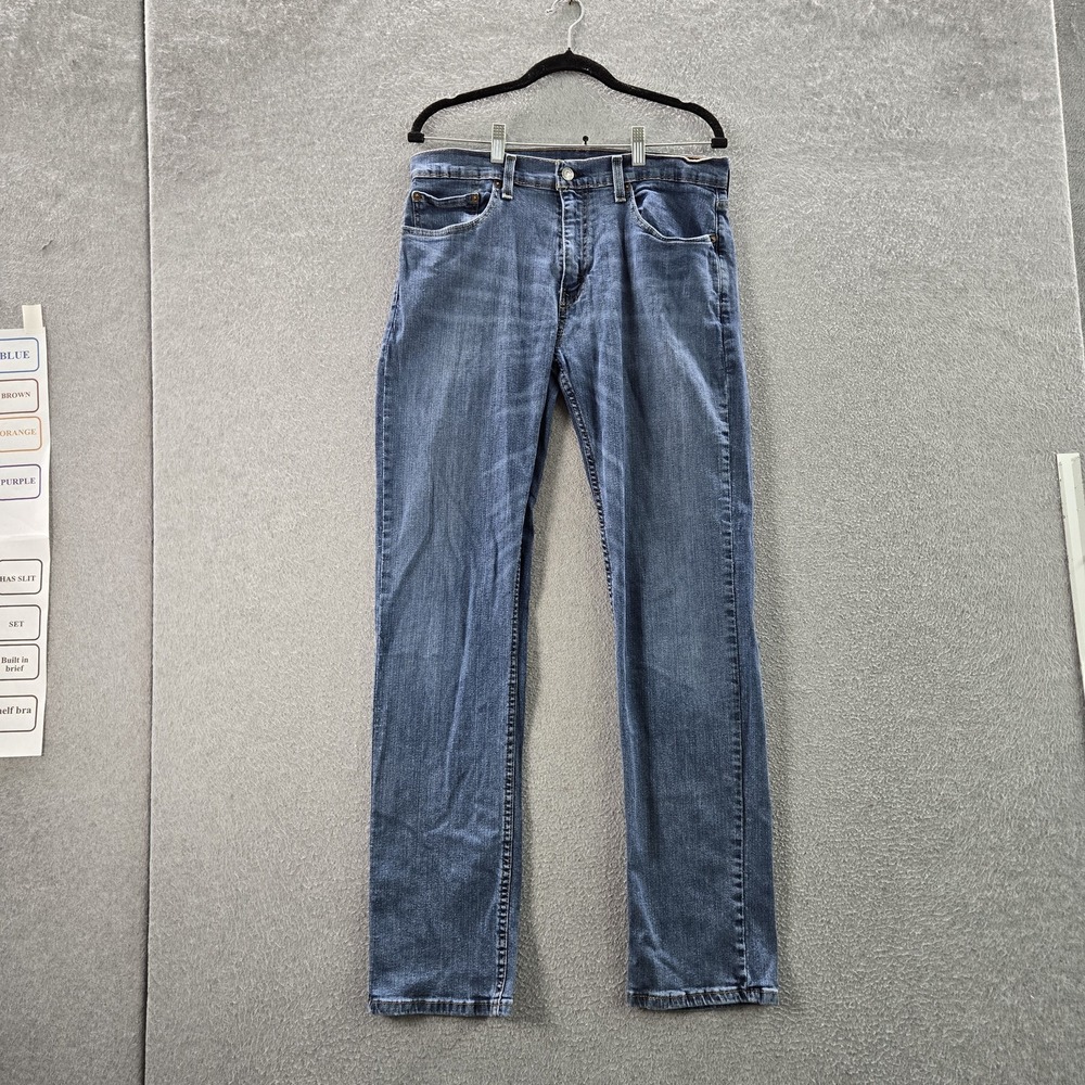 Levi's 559 Men Jeans 32X34 Blue Denim Relaxed Straight 32" Inseam